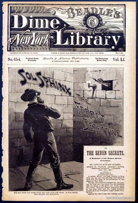 Beadle's Dime Library No. 654