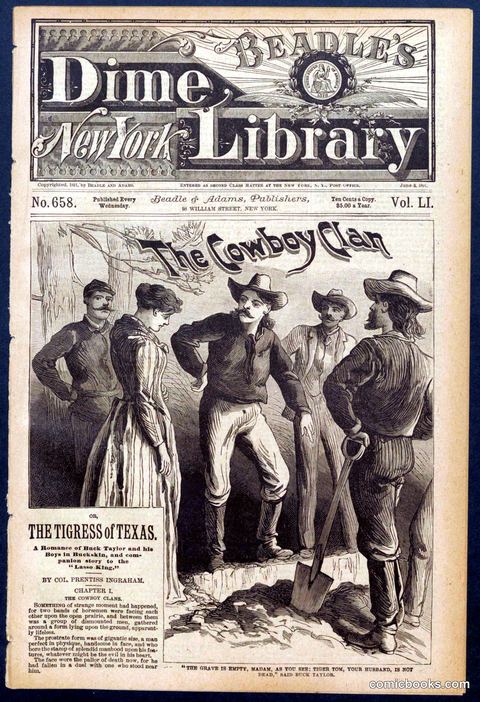 Beadle's New York Dime Library No. 658