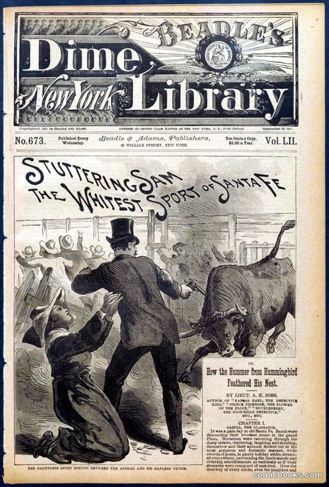 Beadle's New York Dime Library No. 673