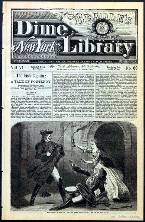 Beadle's New York Dime Library, No. 69