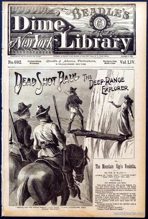 Beadle's New York Dime Library No. 692