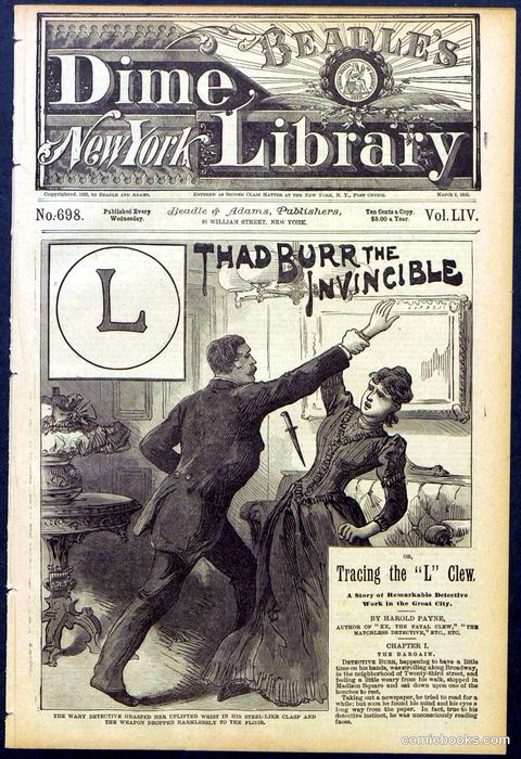 Beadle's Dime Library No. 698