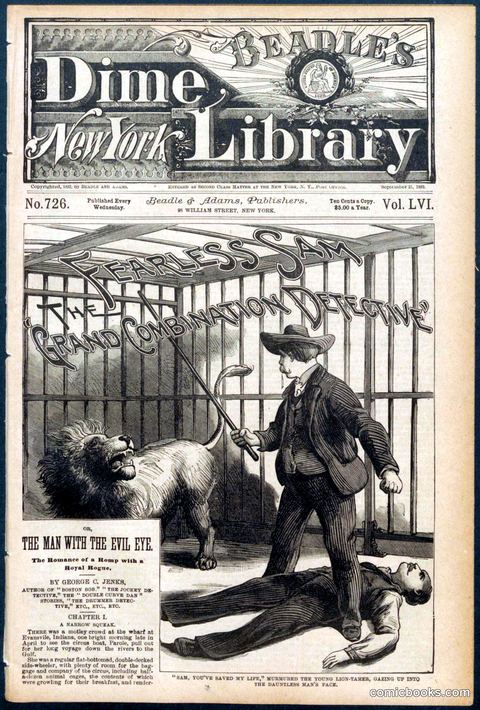 Beadle's New York Dime Library No. 726