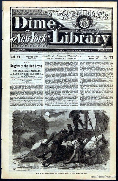 Beadle's New York Dime Library, Vol. VI, No. 73