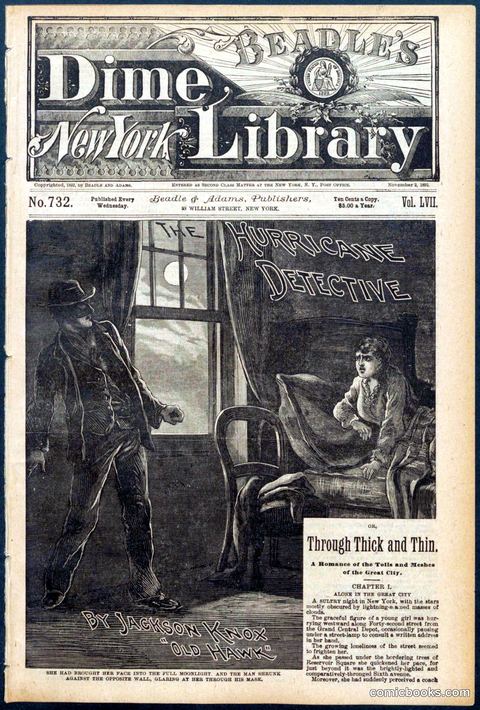 Beadle's New York Dime Library No. 732