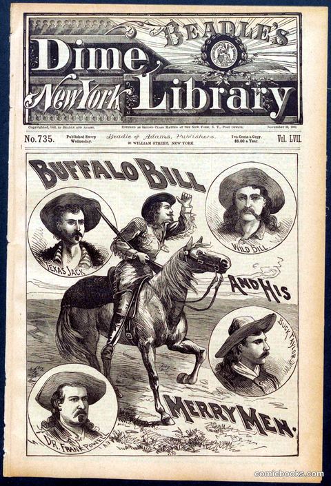 Beadle's Dime Library No. 735: Buffalo Bill
