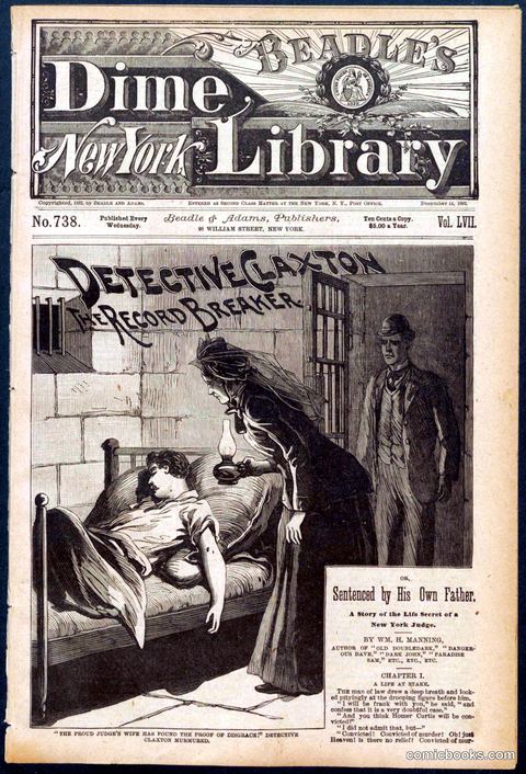 Beadle's New York Dime Library No. 738