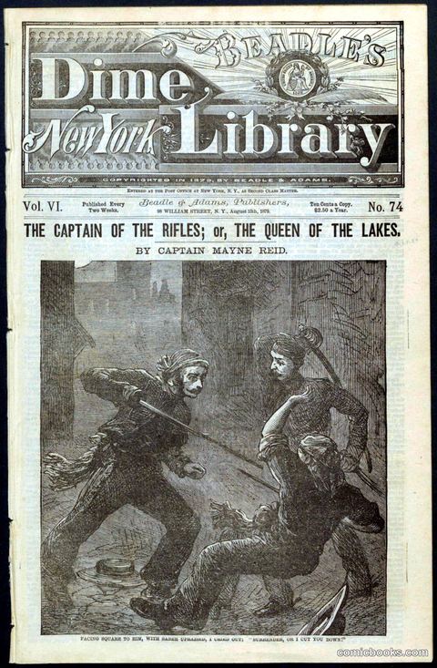 Beadle's New York Dime Library, No. 74