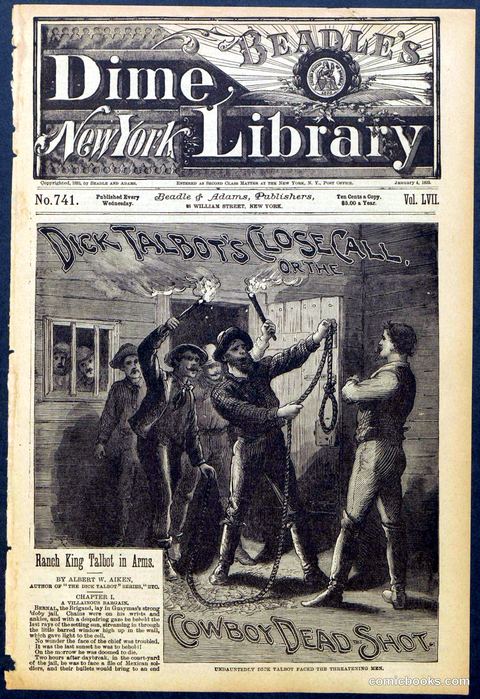 Beadle's New York Dime Library No. 741