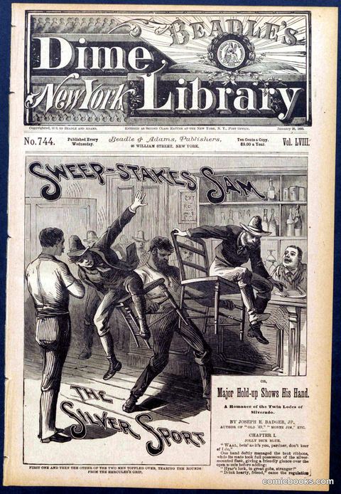 Beadle's New York Dime Library No. 744