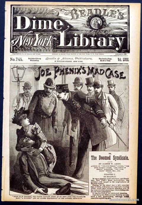 Beadle's New York Dime Library No. 745