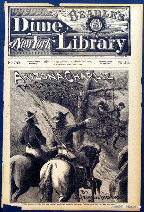 Beadle's Dime Library No. 748: Arizona Charlie the Crack Shot Detective