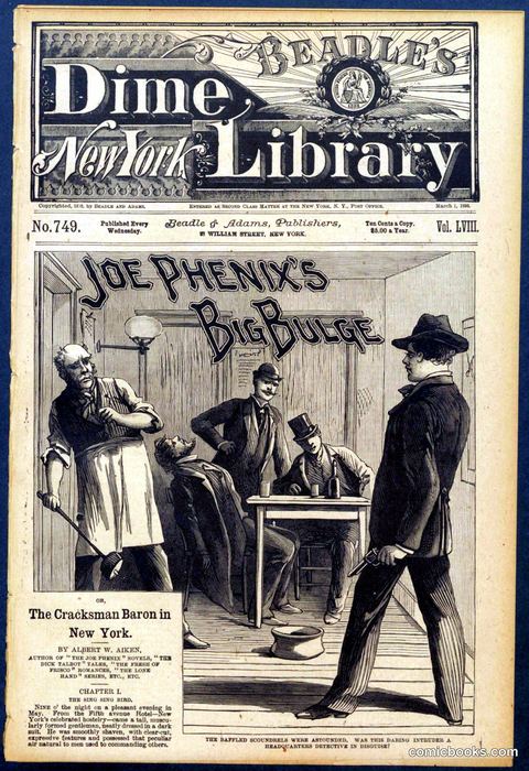 Beadle's New York Dime Library No. 749