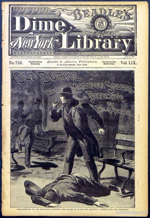 Beadle's New York Dime Library No. 756