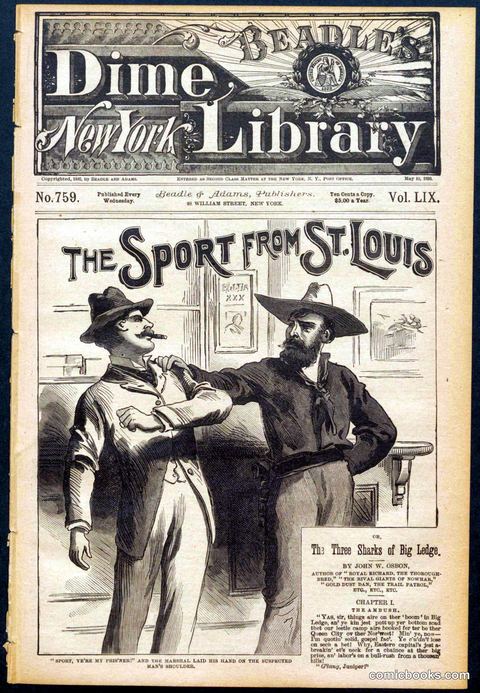 Beadle's New York Dime Library No. 759