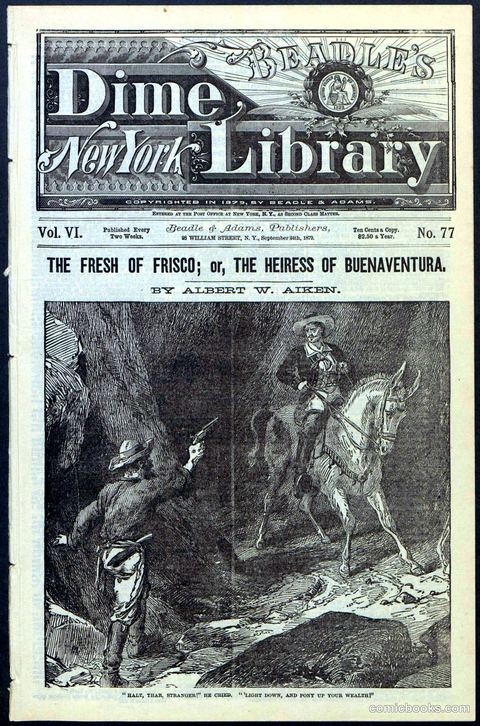 Beadle's New York Dime Library, No. 77