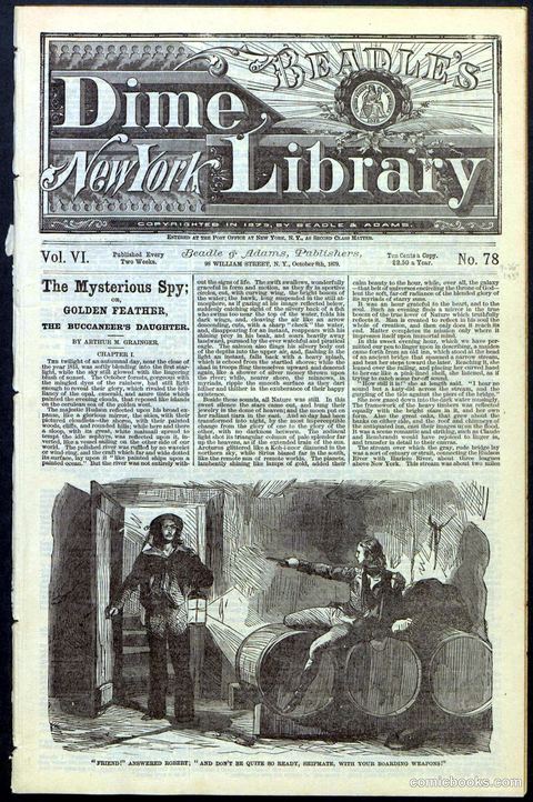 Beadle's New York Dime Library No. 78