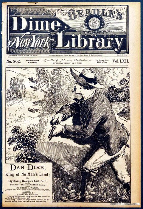 Beadle's New York Dime Library, No. 802