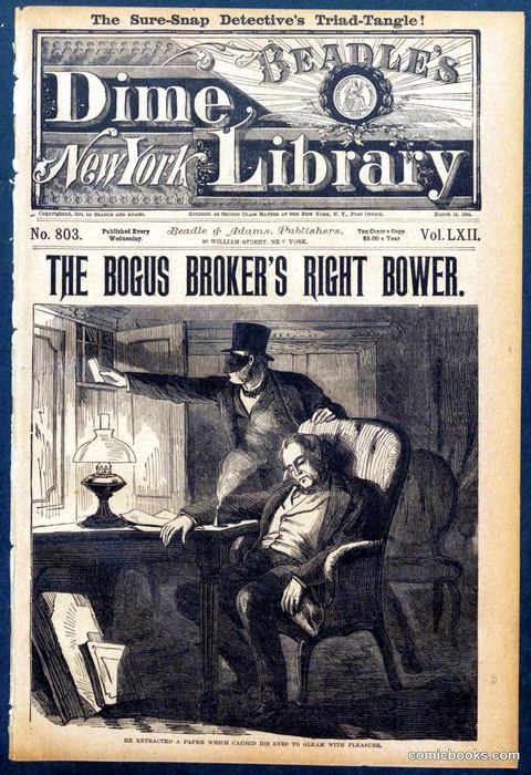 Beadle's New York Dime Library No. 803