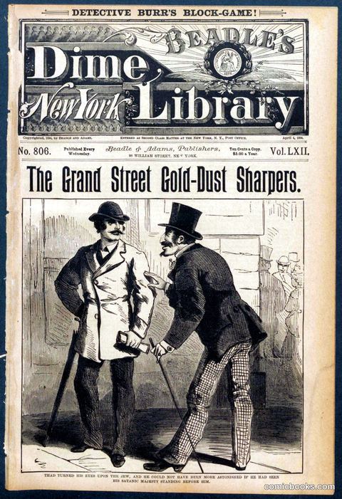 Beadle's Dime Library No. 806: The Grand Street Gold-Dust Sharpers