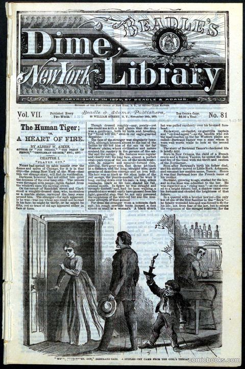 Beadle's New York Dime Library, No. 81