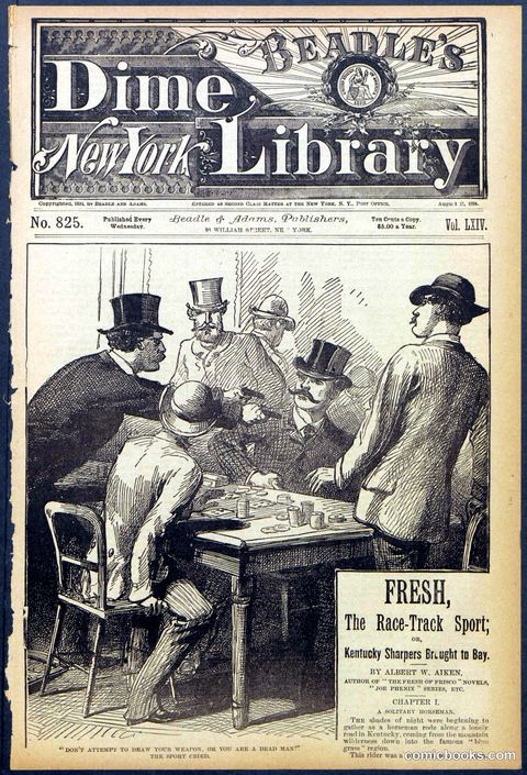 Beadle's New York Dime Library, No. 825