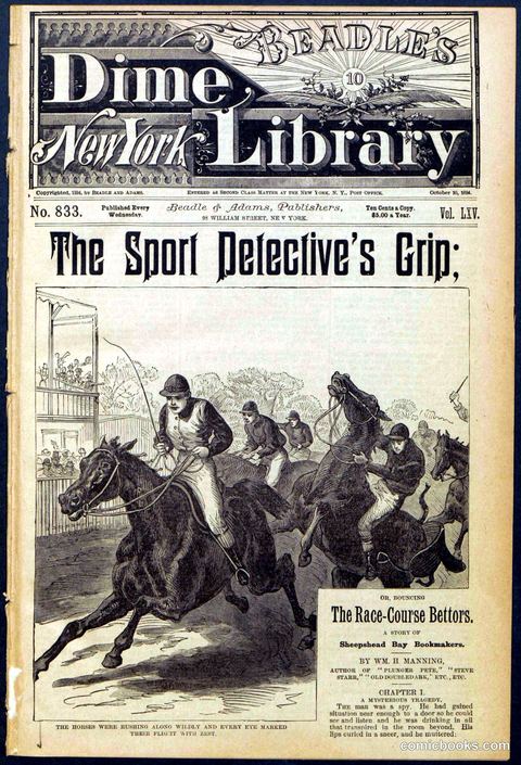 Beadle's New York Dime Library No. 833