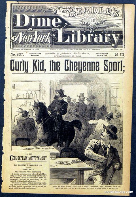 Beadle's New York Dime Library, No. 837