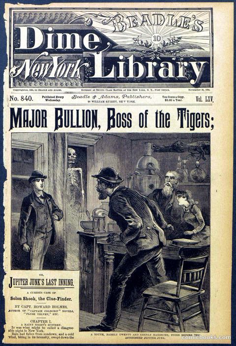 Beadle's Dime Library No. 840: Major Bullion, Boss of the Tigers