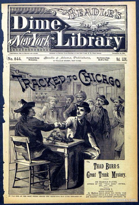 Beadle's New York Dime Library No. 844