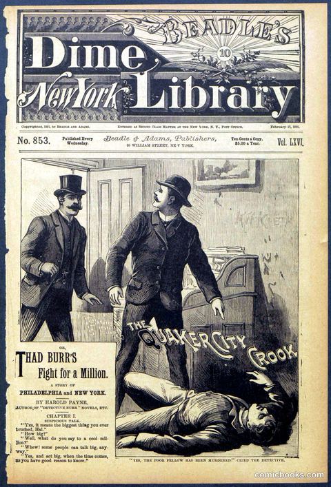 Beadle's New York Dime Library, No. 853