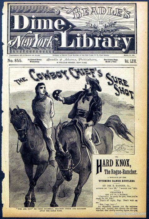 Beadle's Dime Library No. 855