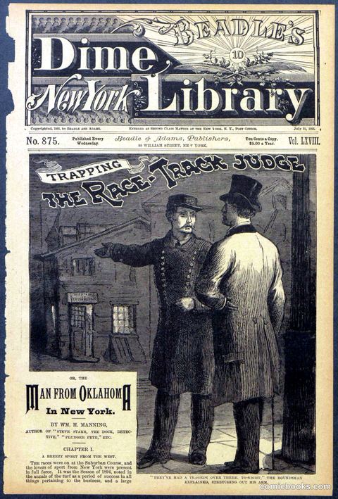 Beadle's New York Dime Library No. 875