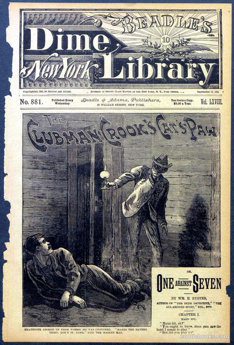 Beadle's New York Dime Library, No. 881