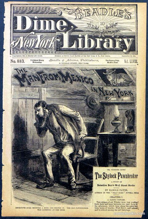 Beadle's New York Dime Library No. 883