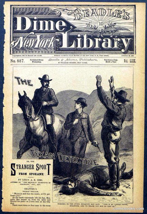 Beadle's New York Dime Library No. 887