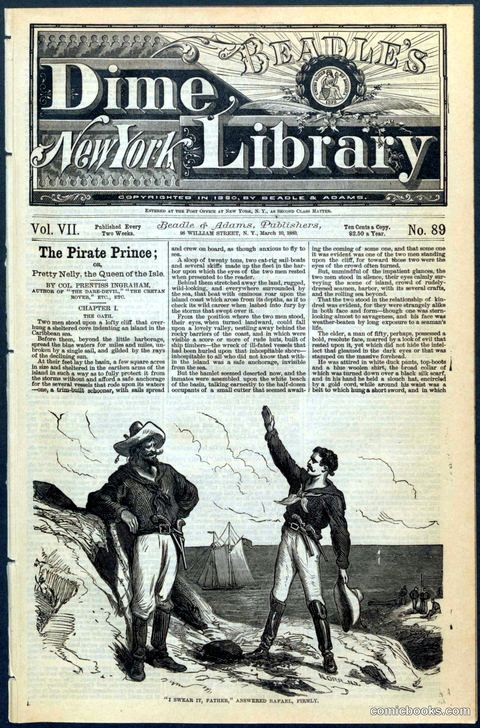 Beadle's New York Dime Library, No. 89