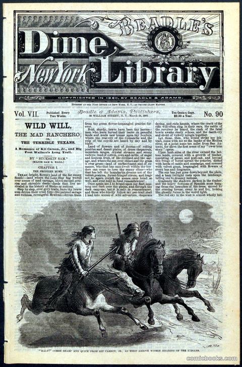 Beadle's New York Dime Library, No. 90