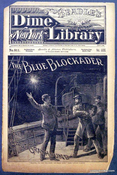 Beadle's Dime Library No. 911: The Blue Blockader