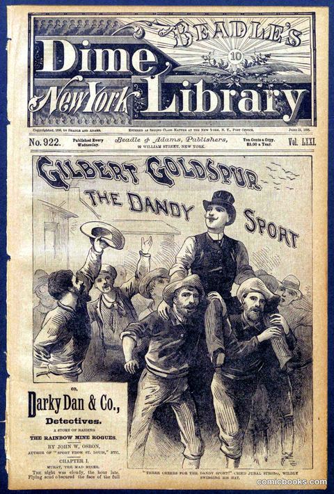 Beadle's New York Dime Library No. 922