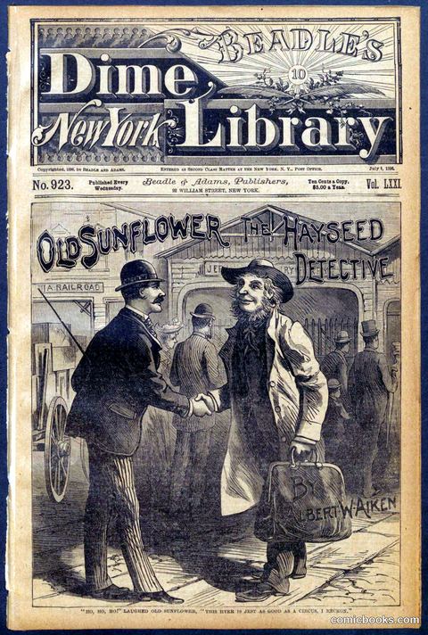 Beadle's New York Dime Library No. 923