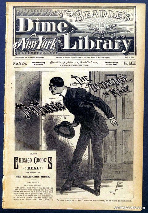 Beadle's New York Dime Library No. 924