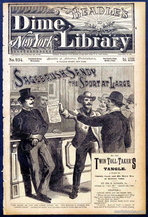 Beadle's Dime Library No. 934