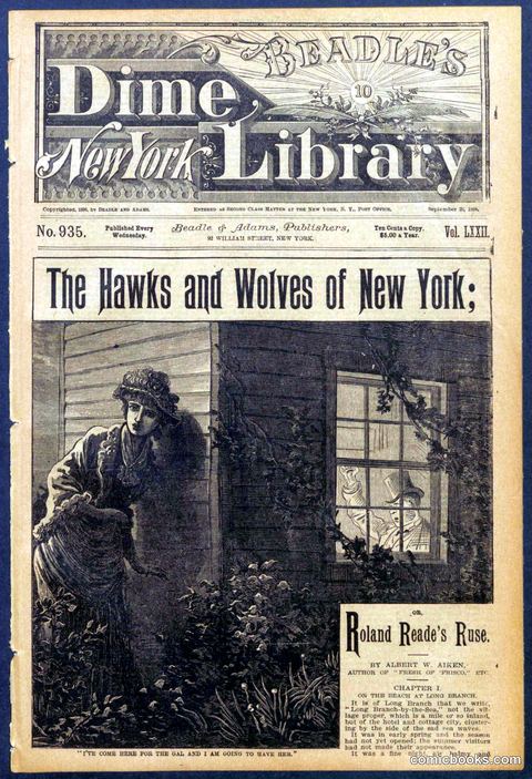 Beadle's New York Dime Library No. 935