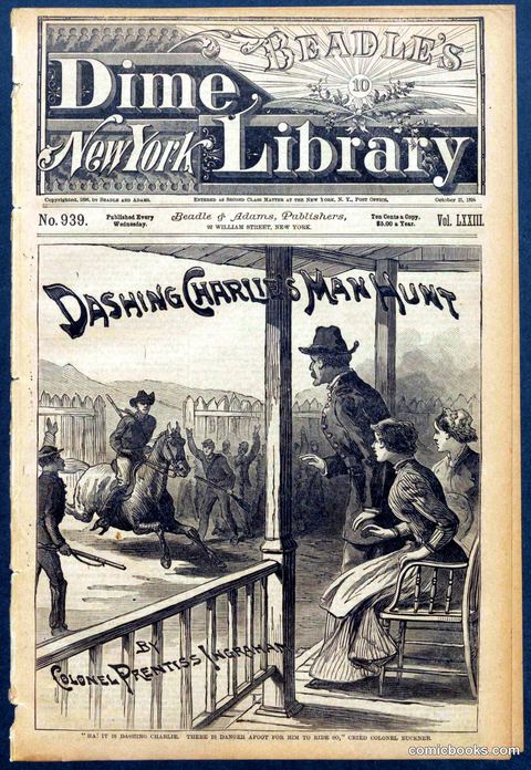 Beadle's Dime Library No. 939: Dashing Charlie's Man Hunt