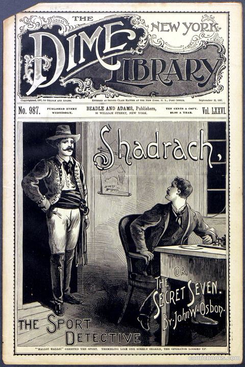 Beadle's New York Dime Library No. 987