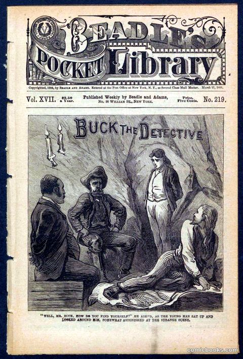 Beadle's Pocket Library No. 219: Buck the Detective