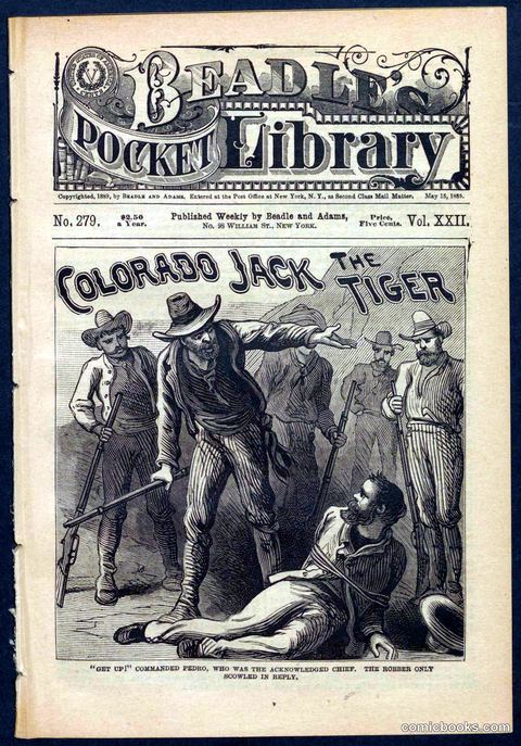 Beadle's Pocket Library No. 279: Colorado Jack the Tiger