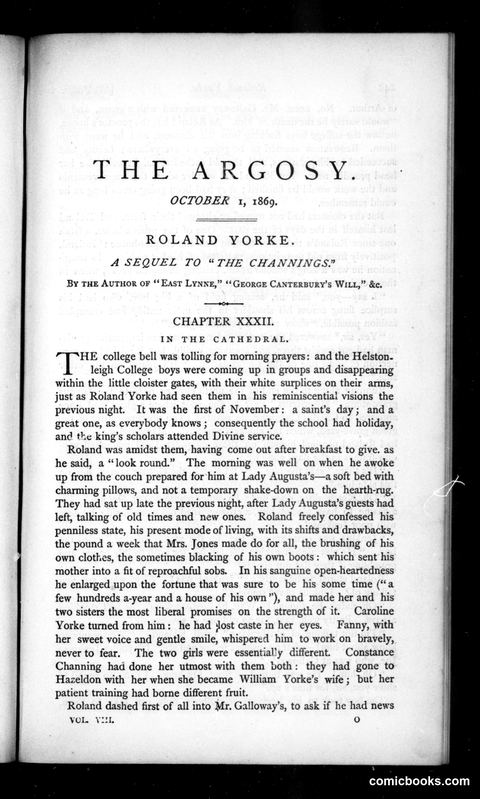 The Argosy, Vol. 8