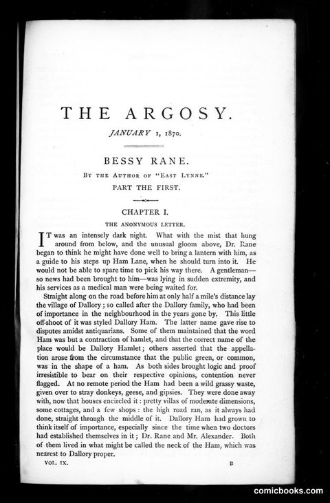 The Argosy, Vol. 9